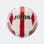 12x fotbalový míč Joma LIGHT bílá červená